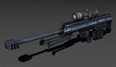 Barrett XM500 Free 3D Model - .3ds .max .tga - Free3D