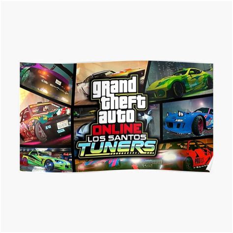 "GTA Online Los Santos Tuners" Poster for Sale by AnthonyCainn | Redbubble