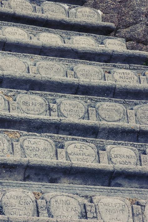 Minack Theatre Cornwall Seating Editorial Photography - Image of europe ...