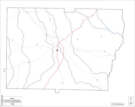 Colquitt County free map, free blank map, free outline map, free base ...