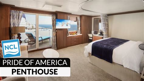 NCL Pride of America | Penthouse with Large Balcony Tour & Review 4K | Norwegian Category SL ...