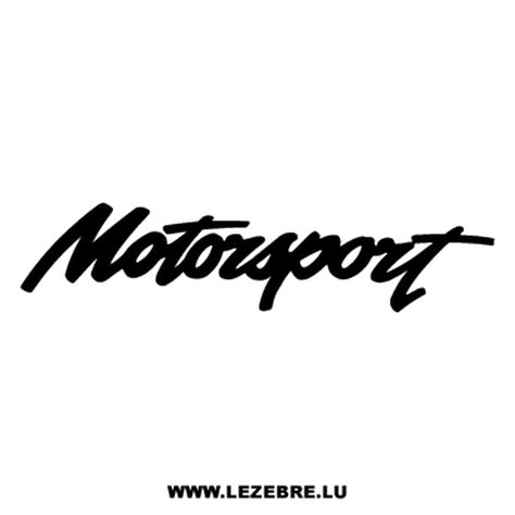 Motorsport logo Sticker 2