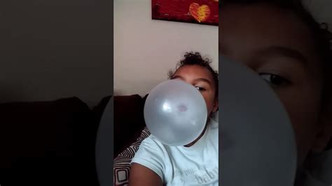 I blow the biggest bubble ever - YouTube