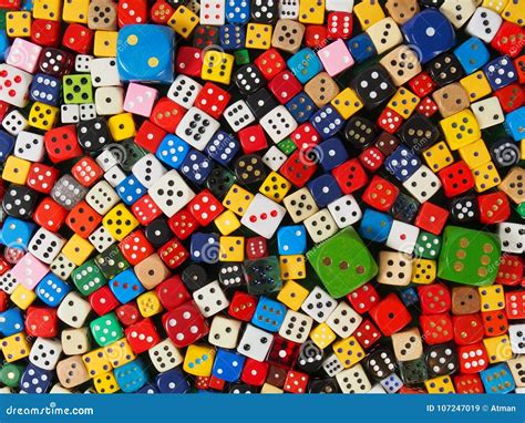 Cube dice collection stock image. Image of texture, gambling - 107247019