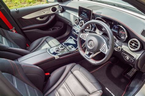 Mercedes-AMG GLC 43 2017 Interior Editorial Photography - Image of mercedes, automotive: 93289872