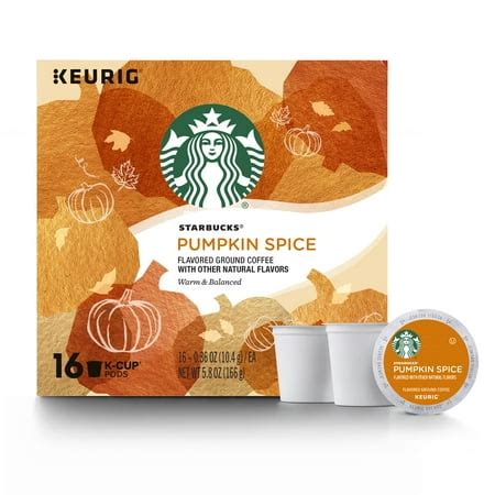 Starbucks Pumpkin Spice Flavored Single-Cup Coffee for Keurig Brewers ...