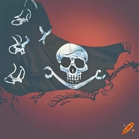 Pirate flag on Craiyon