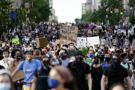 PHOTOS: Demonstrators take to streets of DC in response to killing of George Floyd - WTOP News