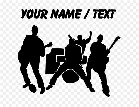 Free Rock Band Silhouette, Download Free Rock Band Silhouette png ...