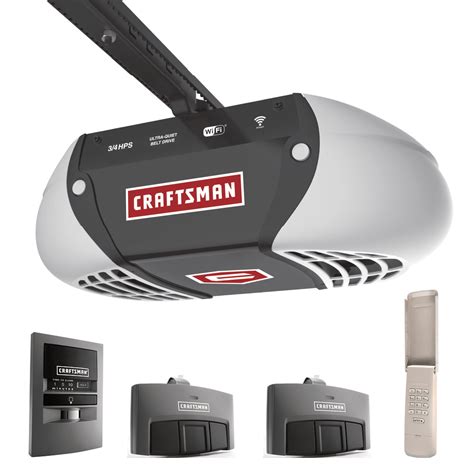 Craftsman 57915 3/4 Horsepower Ultra -Quiet Belt Drive Garage Door Opener with WI-FI Connectivity