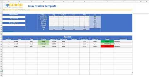 Ticket Tracking Excel - Project Issue Tracker Template For Excel - Pake Nanas