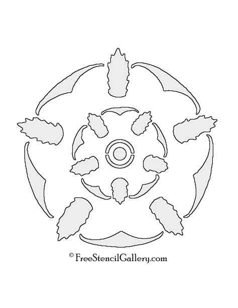 Game of Thrones - House Tyrell Sigil Stencil | Free Stencil Gallery