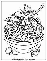Spaghetti Coloring Pages Free Printable PDFs  Sheets For Kids sketch template