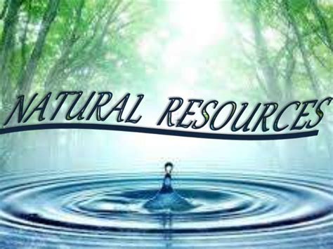 Natural Resources Conservation