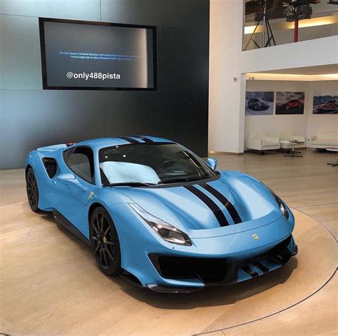 2019 Ferrari 488 Pista dressed in blue : r/carporn