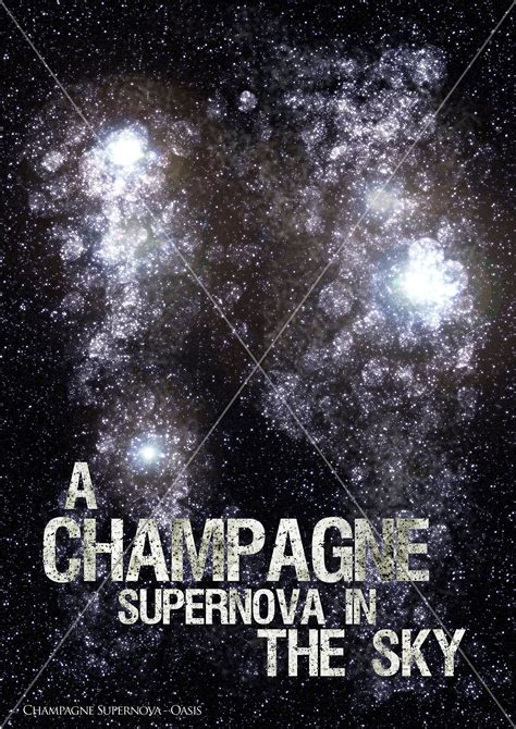 Champagne Supernova in the Sky Oasis Digital Download ONLY - Etsy