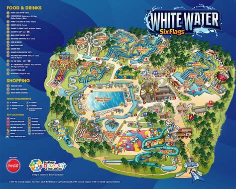 Park Map - White Water Atlanta