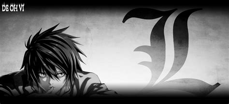 Cool Anime Death Note L Logo Wallpapers - Wallpaper Cave