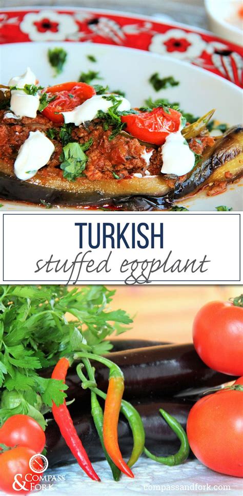 Turkish Stuffed Eggplant Recipe | Recipe | Eggplant recipes, Recipes ...