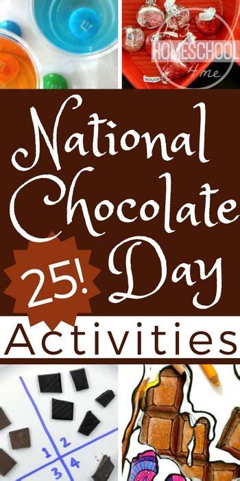 FUN National Chocolate Day Activities and Crafts | Chocolate crafts, Chocolate touch activities ...