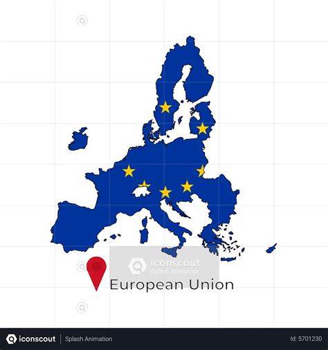 European Union Flag Map Animation - Free Download Maps And Navigation ...