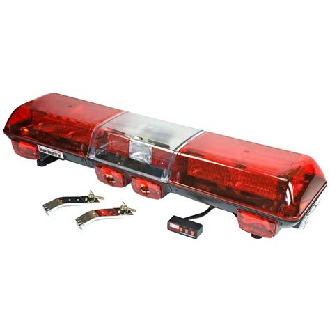 Wolo Red Flashing Strobe Roof Light Bar Tow Truck Security Snow Plow ...