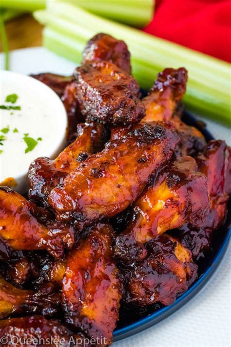 Honey BBQ Chicken Wings ~ Recipe | Queenslee Appétit