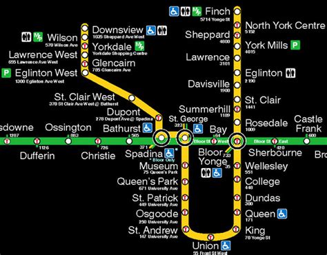 TTC SUBWAY MAP – mapofmap1