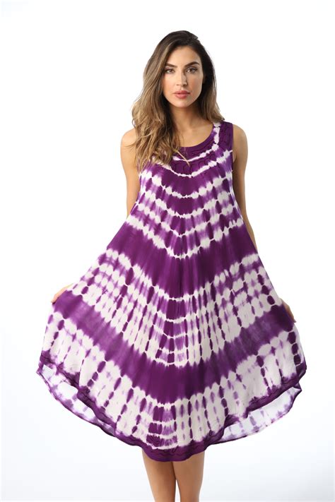 Riviera Sun Dress Dresses for Women (Purple / White, X-Large) - Walmart.com