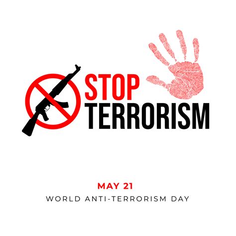 Stop Terrorism, Anti Terrorism Day 6040713 Vector Art at Vecteezy