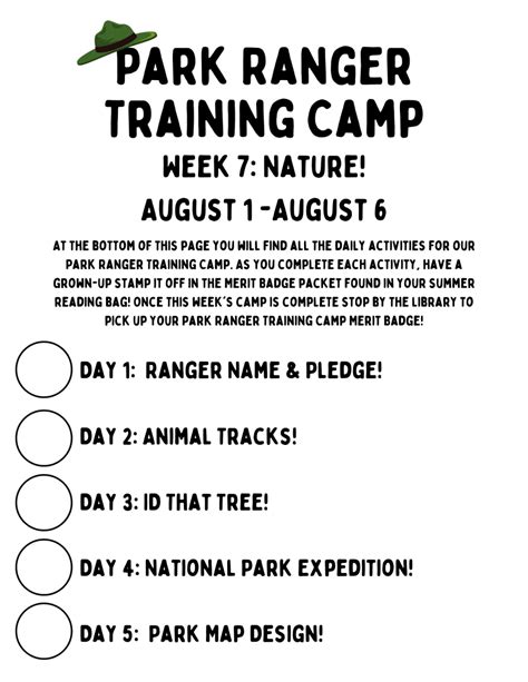 Park Ranger Training Camp | franklinma