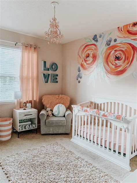 Nursery Ideas Girl Floral ; Nursery Ideas Girl | Baby girls floral ...