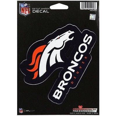 Denver Broncos Logo Die Cut Decal NEW!! 5 X 5 Window or Car!!! Laptop ...