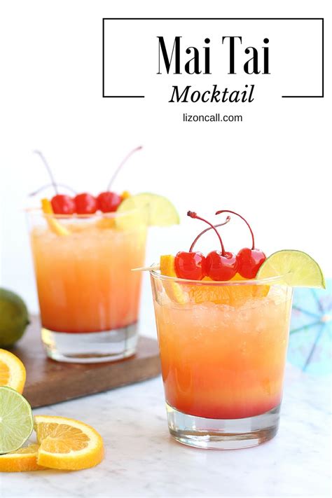 Mai Tai Mocktail Party Punch Recipe