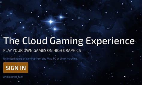 the cloud gaming experience is now available for play your own games on ...