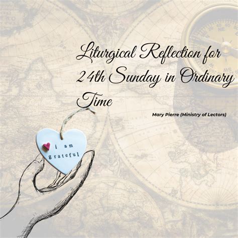 Liturgical Reflection for 24th Sunday in Ordinary Time – Church of Saint Michael | Roman ...