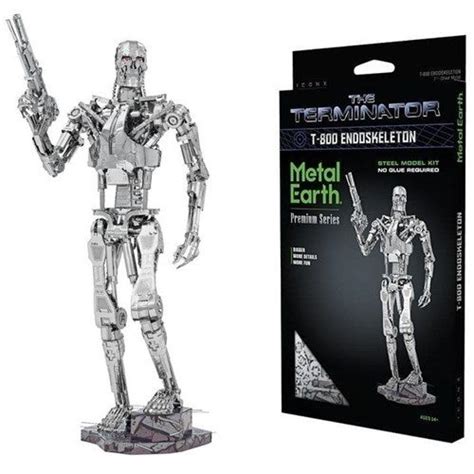 ICONX Terminator T-800 Endoskeleton by Metal Earth | Presents of Mind