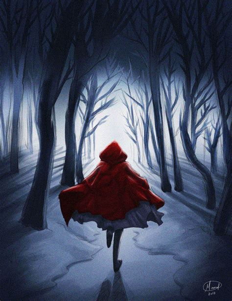 Running Away (red riding hood) by manalsh88 on DeviantArt