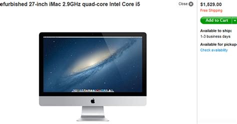 Apple now selling refurbished 27-inch iMacs - CNET