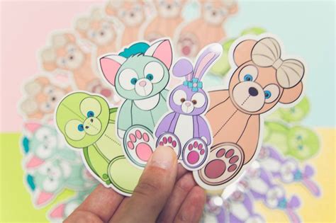 Duffy and Friends Sticker Packs | Etsy in 2021 | Stickers packs, Duffy the disney bear, Duffy