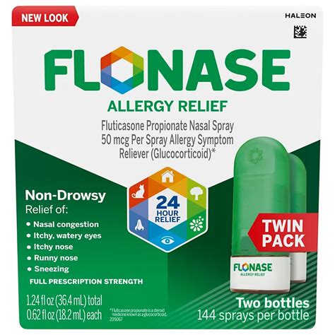 Flonase 24 Hour Non Drowsy Allergy Relief Nasal Spray - 144 Sprays - Shop Medicines & Treatments ...