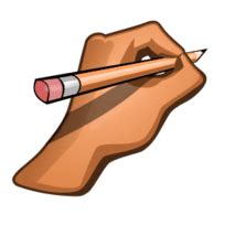 hand holding pencil clipart - Clip Art Library