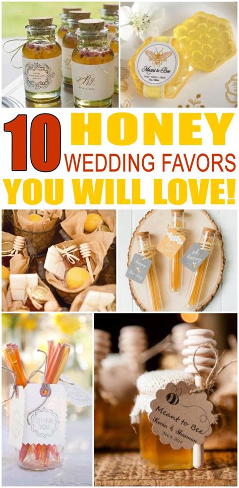 Honey Wedding Favors