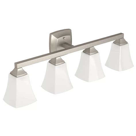 MOEN Voss 4-Light Vanity Light in Brushed Nickel | The Home Depot Canada