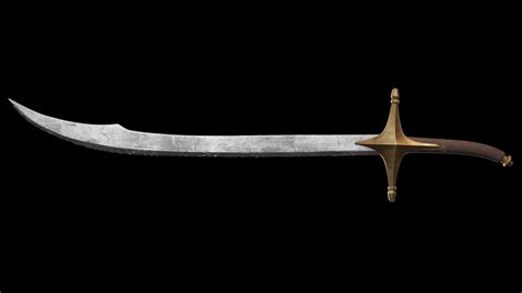 Curve Sword Scimitar from Elden Ring 3D model | CGTrader