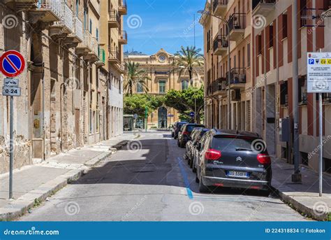 Old Town of Trapani, Sicily Island in Italy Editorial Stock Image ...