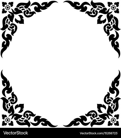 Corner frame 02 Royalty Free Vector Image - VectorStock