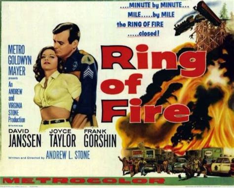 RING OF FIRE (1961) | Fire movie, Joyce taylor, Movie posters