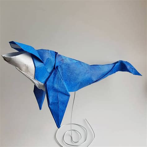 Whale designed by me : origami