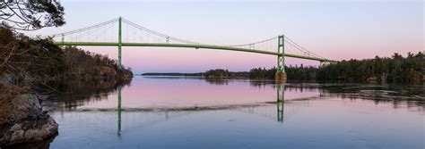 Thousand Islands Bridge at Dusk - Duncan.co